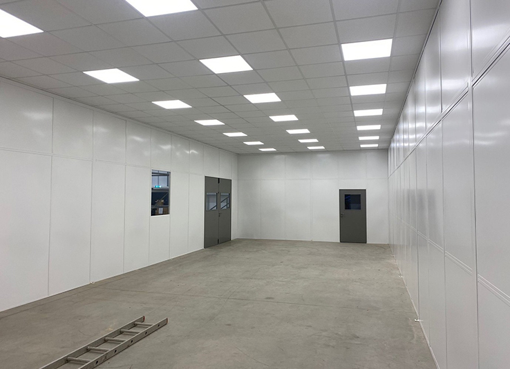 Double Skin Steel Partitioning Example 3